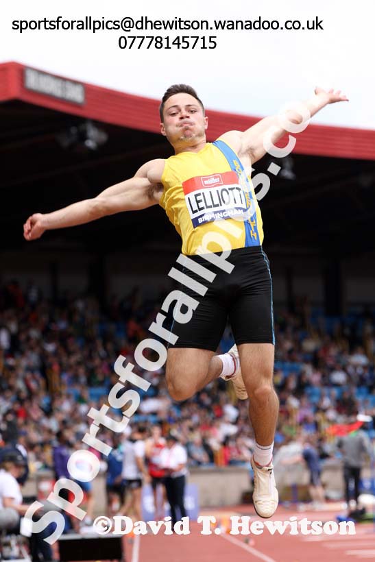 Mens long jump, British Championships, Birmingham. Photo: David T. Hewitson/Sports for All Pics